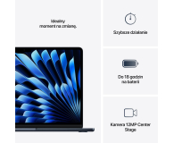 APPLE MacBook Air 13'' M4 10/8/16GB/256GB - Midnight - 1322289 - zdjęcie 10